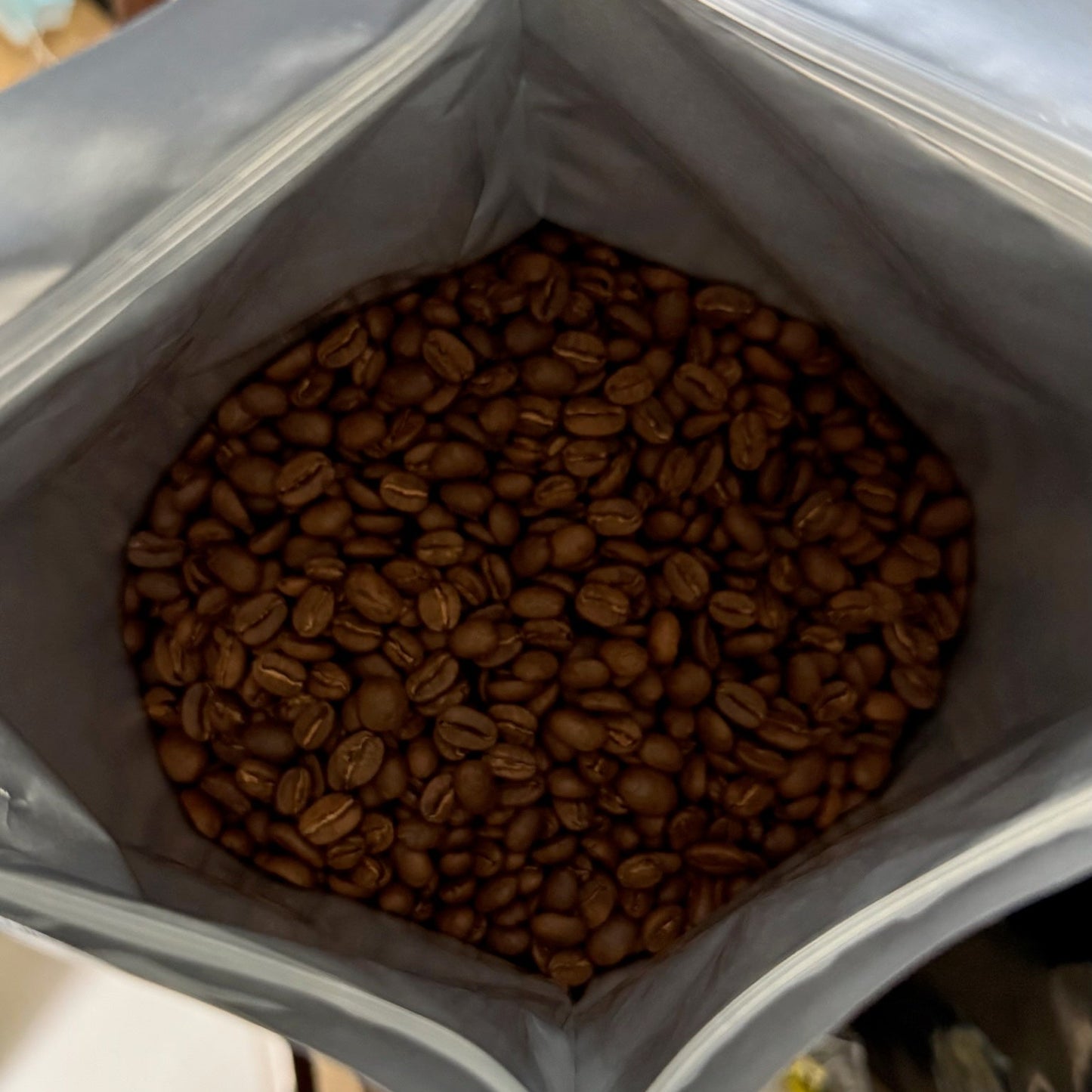 Washed koffie bonen